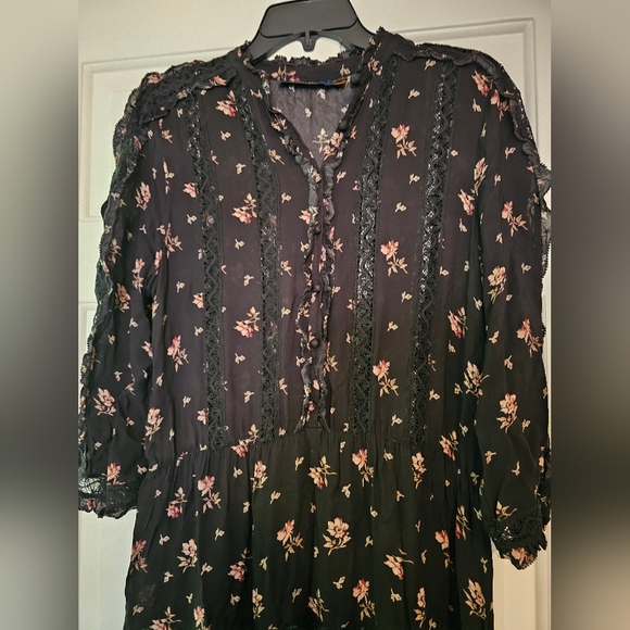 Polo Ralph Lauren Floral Georgette Dress Size 10 - Picture 5 of 5